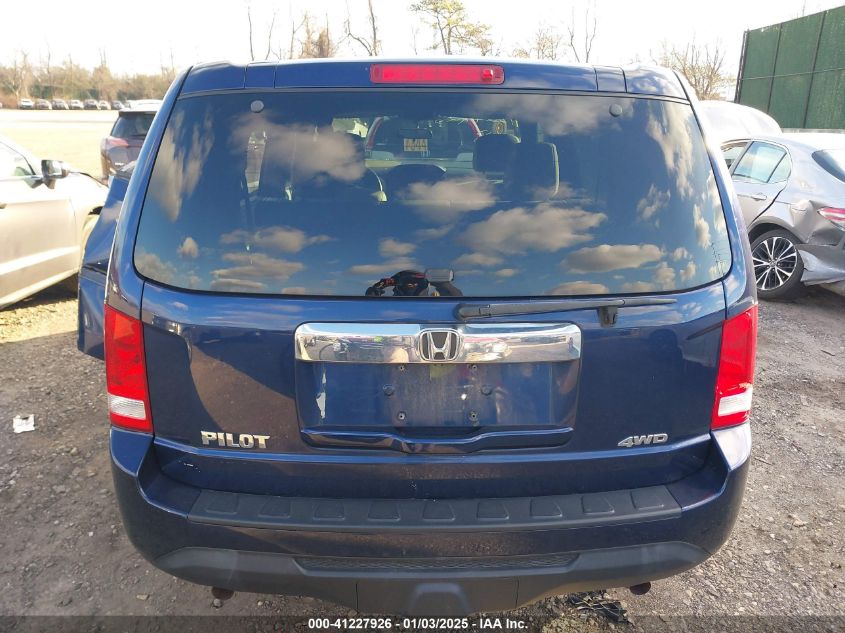 VIN 5FNYF4H27FB062472 2015 HONDA PILOT no.16