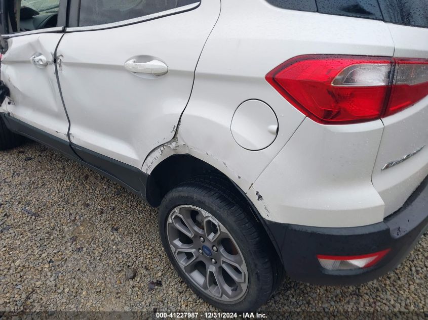 2020 Ford Ecosport Titanium VIN: MAJ6S3KL4LC313655 Lot: 41227987