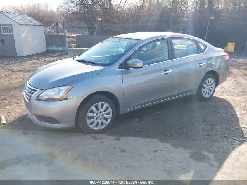 VIN 3N1AB7AP4EY321204 2014 Nissan Sentra, SV no.2