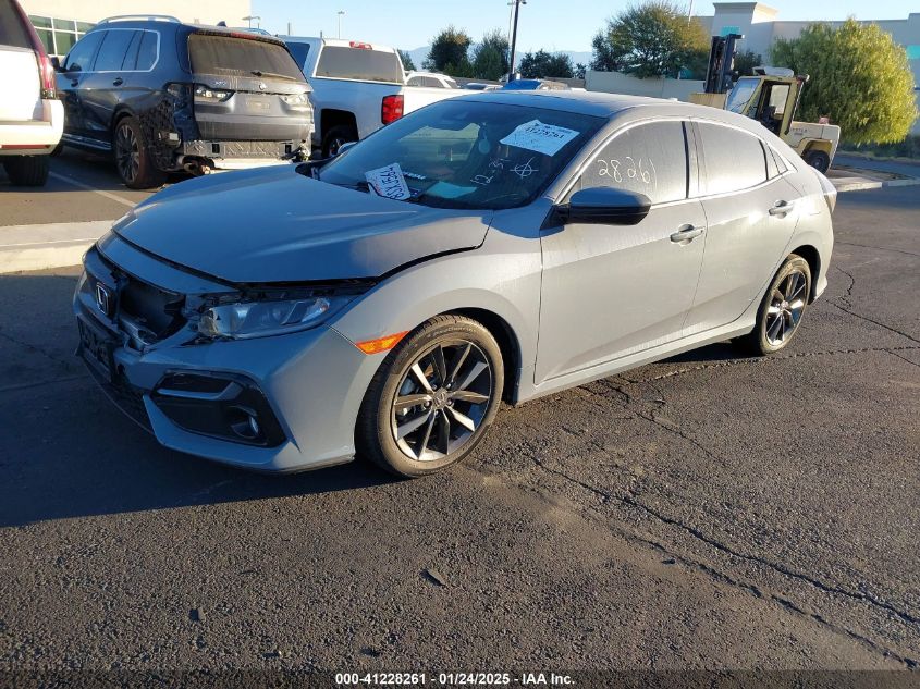 VIN SHHFK7H62LU224753 2020 Honda Civic, EX no.2