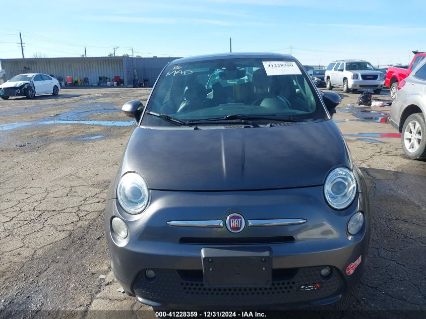 2017 Fiat 500E Battery Electric VIN: 3C3CFFGE7HT586201 Lot: 41228359