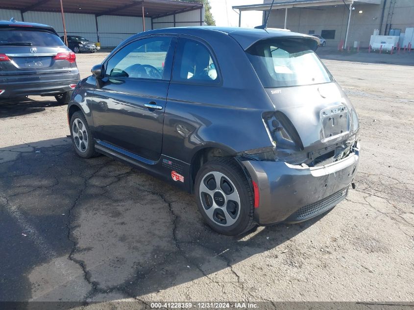 VIN 3C3CFFGE7HT586201 2017 FIAT 500E no.3