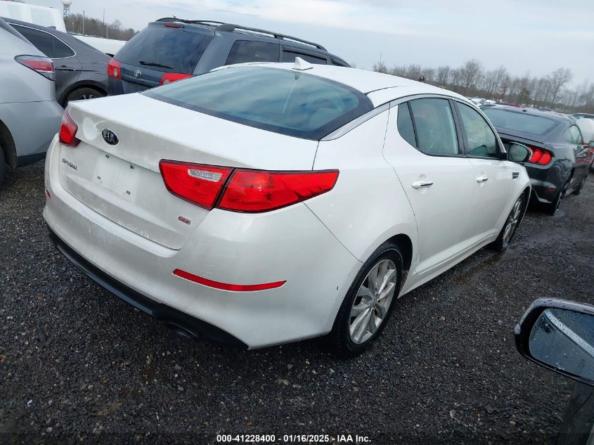 VIN 5XXGM4A7XFG464538 2015 KIA Optima, LX no.4