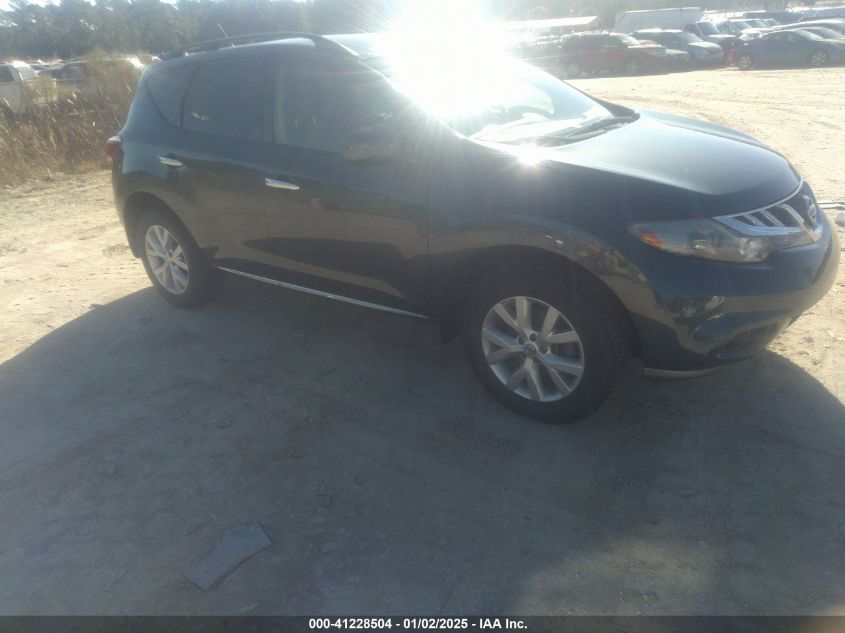 VIN JN8AZ1MW7EW527699 2014 Nissan Murano, SL no.1