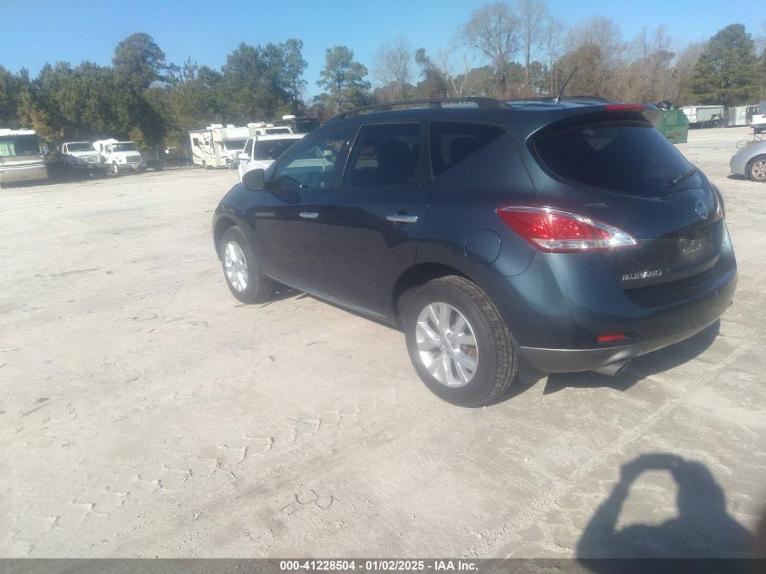 VIN JN8AZ1MW7EW527699 2014 Nissan Murano, SL no.3