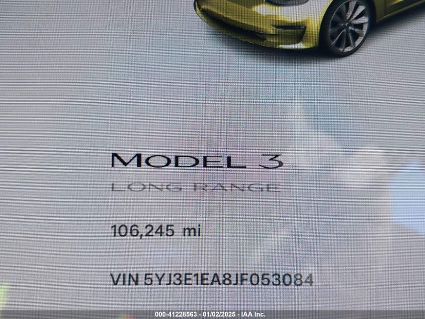 VIN 5YJ3E1EA8JF053084 2018 TESLA MODEL 3 no.16