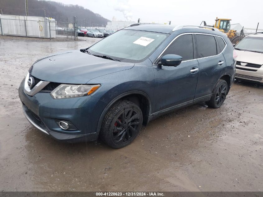 VIN 5N1AT2MV6EC813924 2014 Nissan Rogue, S/Sl/Sv no.2