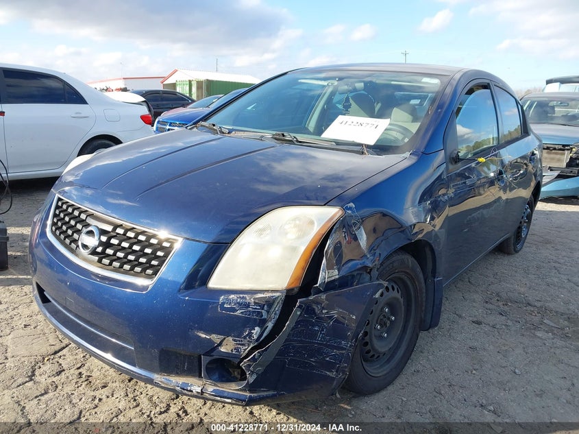 2008 NISSAN SENTRA VIN: 3N1AB61E38L686130