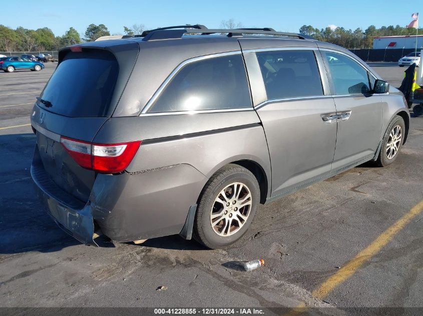 VIN 5FNRL5H65DB047990 2013 Honda Odyssey, Ex-L no.4