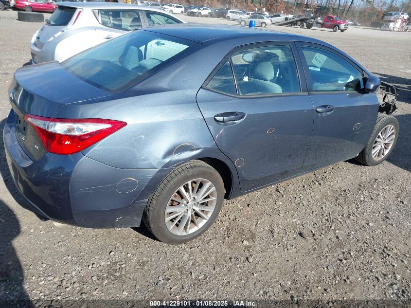 VIN 2T1BURHEXEC082494 2014 Toyota Corolla, Le Plus no.4