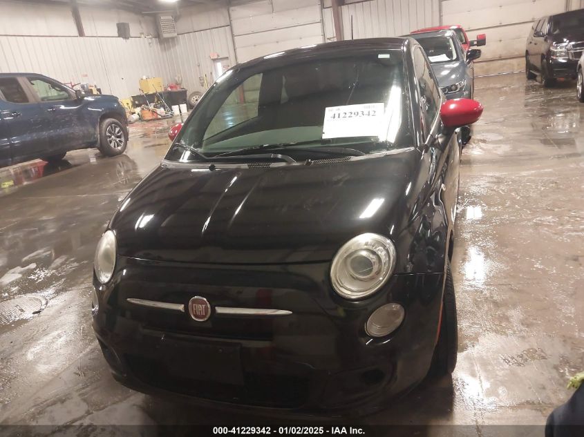 2013 Fiat 500 Sport VIN: 3C3CFFBR2DT513760 Lot: 41229342