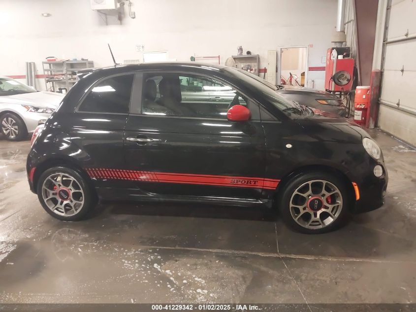 2013 Fiat 500 Sport VIN: 3C3CFFBR2DT513760 Lot: 41229342