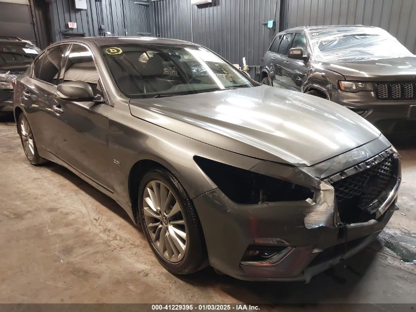 VIN JN1EV7AR0JM610314 2018 INFINITI Q50 no.1