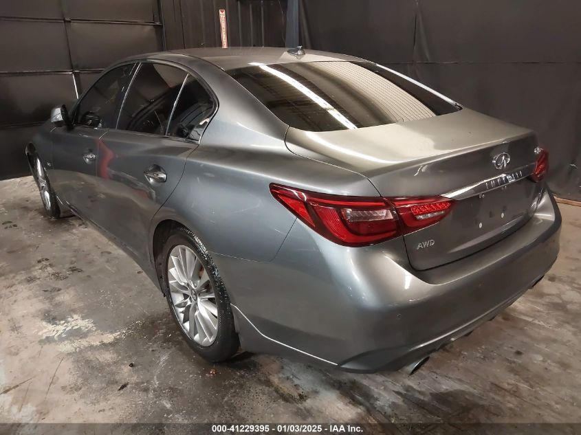 VIN JN1EV7AR0JM610314 2018 INFINITI Q50 no.3