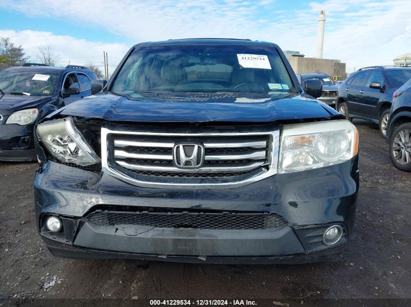 VIN 5FNYF4H75EB007593 2014 Honda Pilot, Ex-L no.12