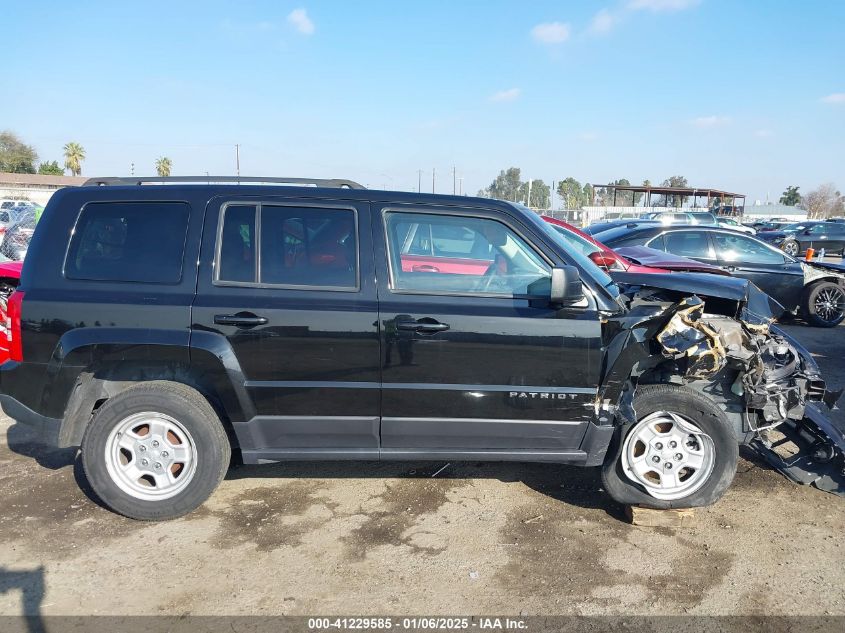 VIN 1C4NJPBA4GD693689 2016 Jeep Patriot, Sport no.14