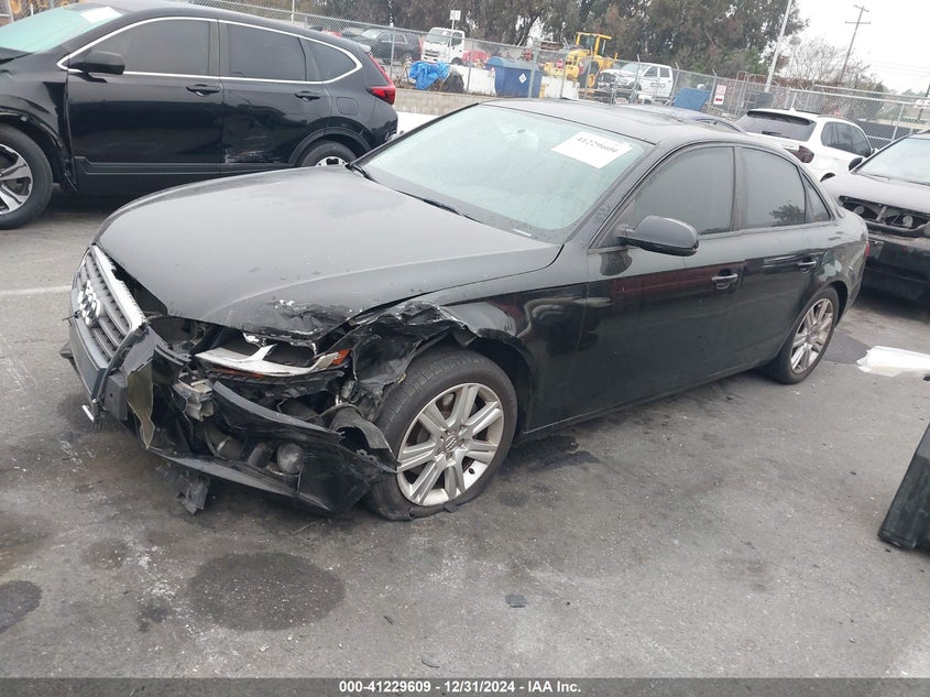 2010 AUDI A4 VIN: WAUAFAFL9AN038497