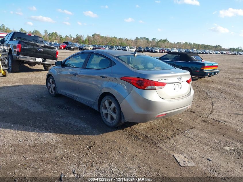 VIN KMHDH4AE0DU561420 2013 Hyundai Elantra, Gls no.3