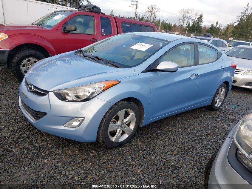 VIN KMHDH4AE5DU811279 2013 Hyundai Elantra, Gls (ul... no.2