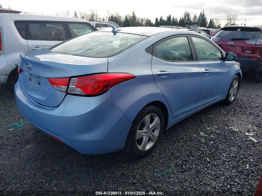 VIN KMHDH4AE5DU811279 2013 Hyundai Elantra, Gls (ul... no.4