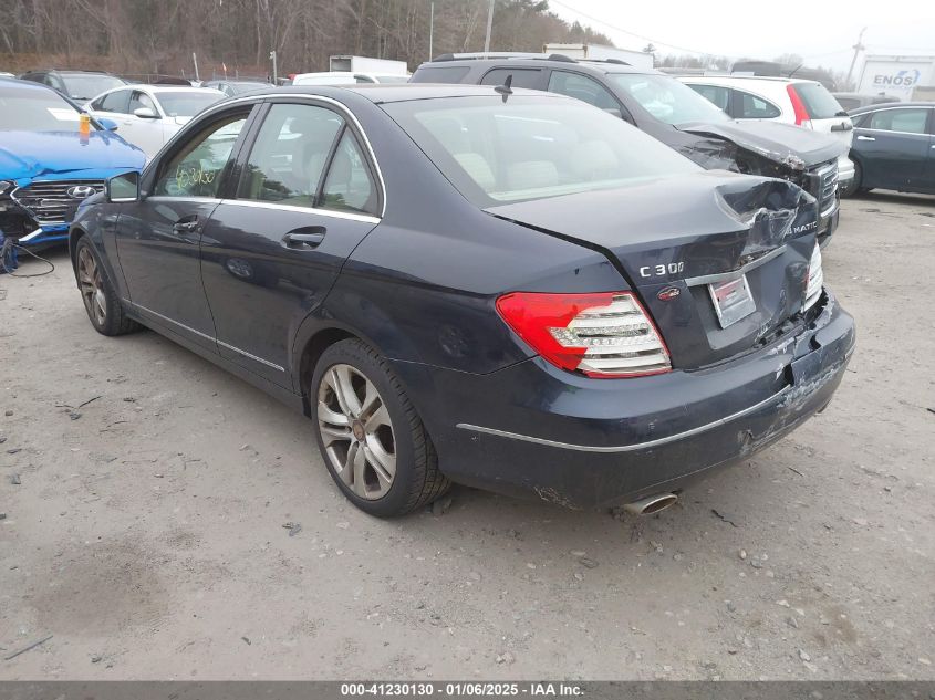 VIN WDDGF8AB7ER310702 2014 Mercedes-Benz C 300, Lux... no.3