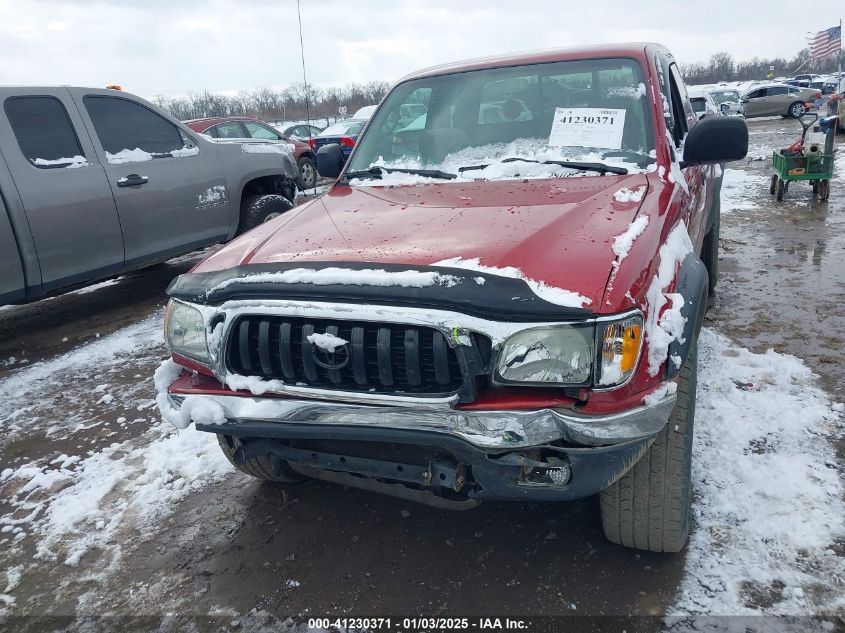 2004 Toyota Tacoma Base V6 VIN: 5TEWN72N34Z410309 Lot: 41230371