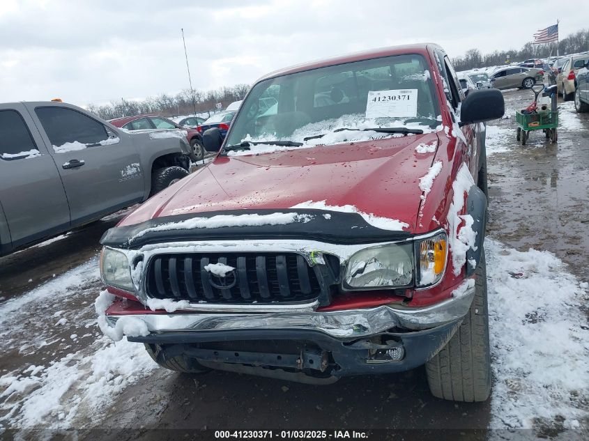 2004 Toyota Tacoma Base V6 VIN: 5TEWN72N34Z410309 Lot: 41230371