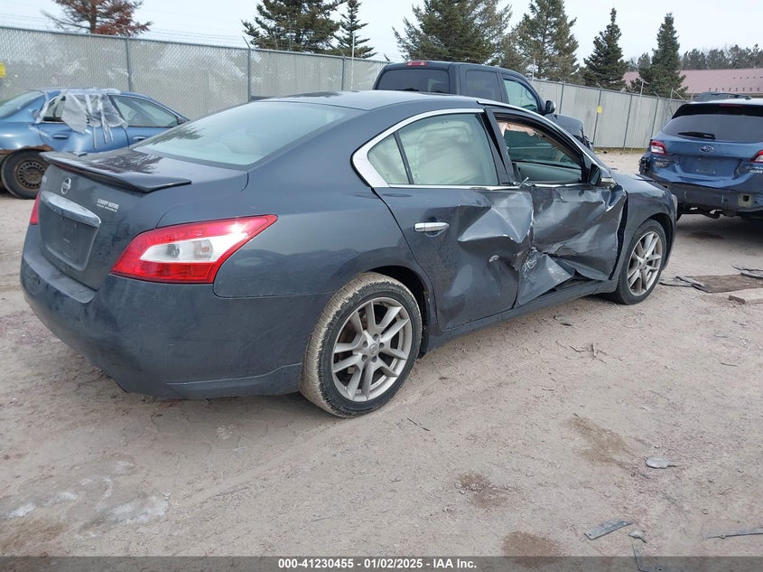 2009 NISSAN MAXIMA VIN: 1N4AA51EX9C851555