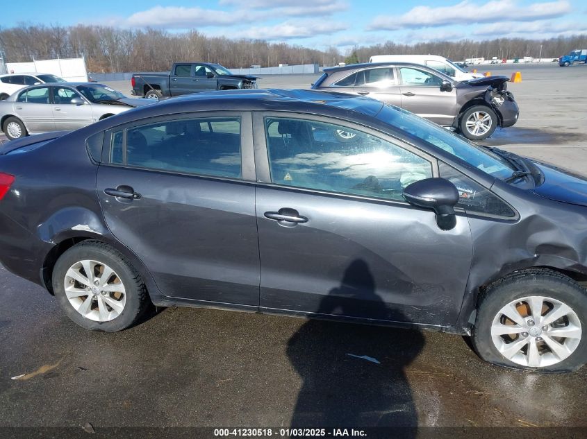 2015 Kia Rio Ex VIN: KNADN4A33F6449775 Lot: 41230518