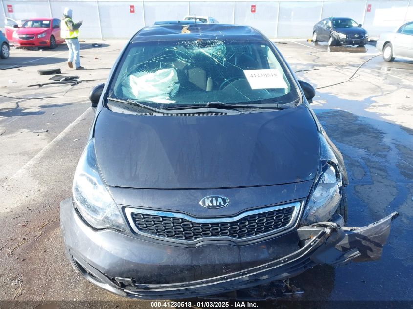 2015 Kia Rio Ex VIN: KNADN4A33F6449775 Lot: 41230518