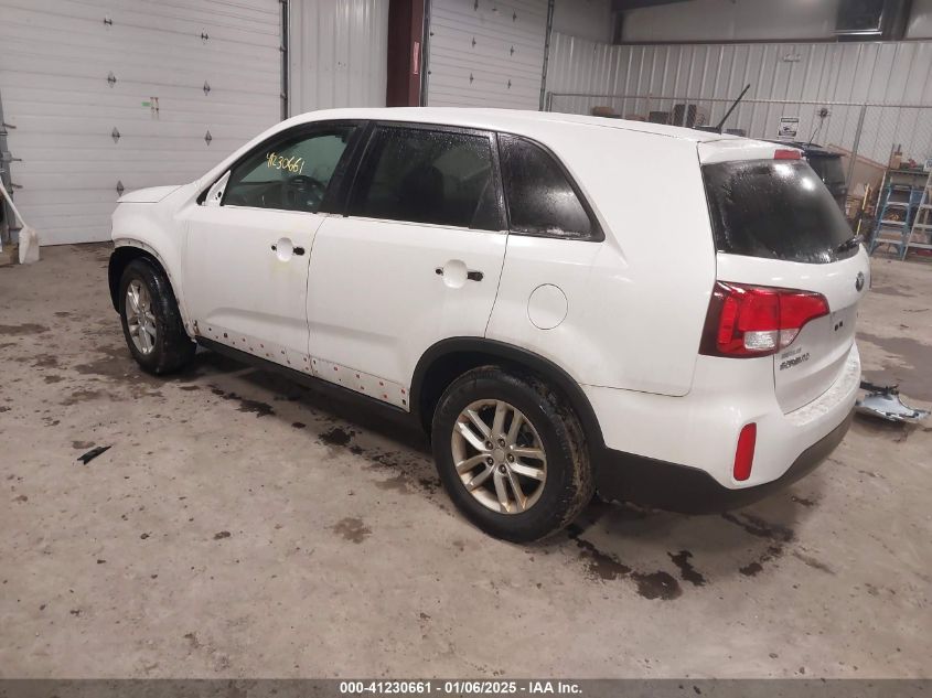 VIN 5XYKT3A68EG542825 2014 KIA Sorento, LX no.3