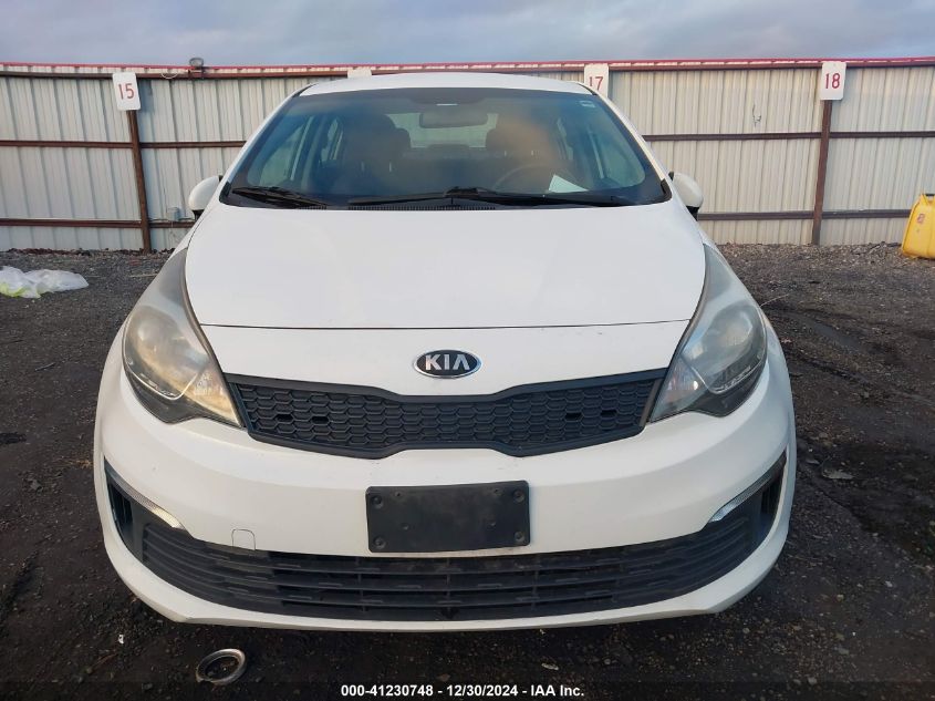 2016 Kia Rio Lx VIN: KNADM4A33G6575817 Lot: 41230748