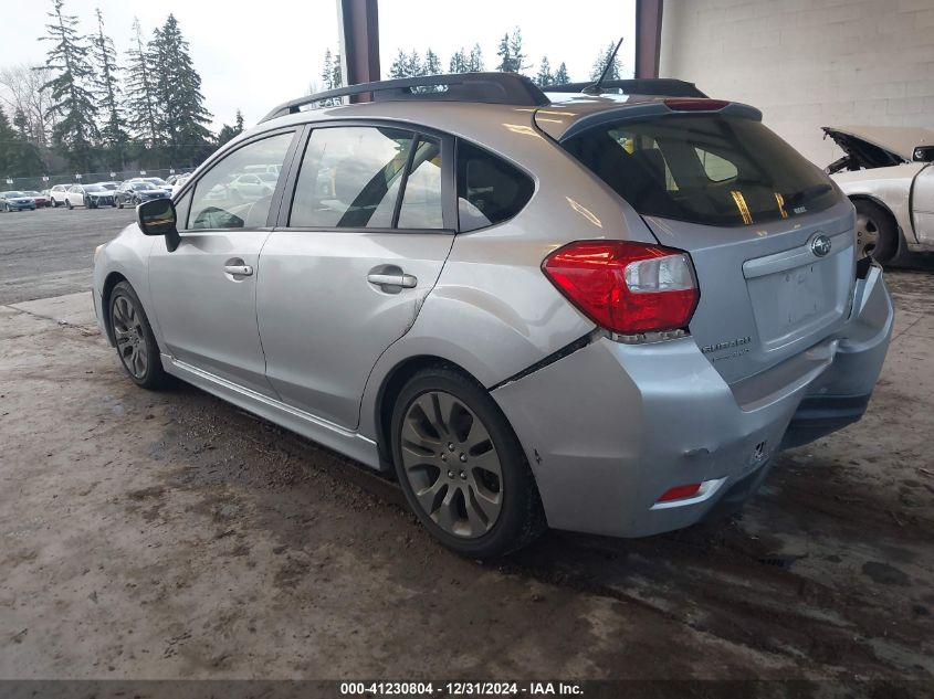 VIN JF1GPAL69E8318844 2014 Subaru Impreza, 2.0I Spo... no.3