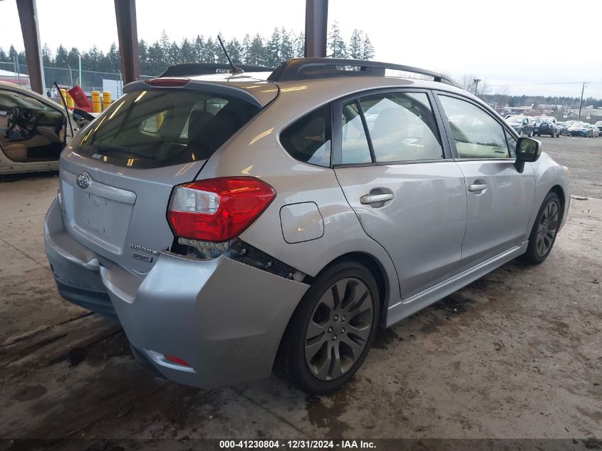 VIN JF1GPAL69E8318844 2014 Subaru Impreza, 2.0I Spo... no.4