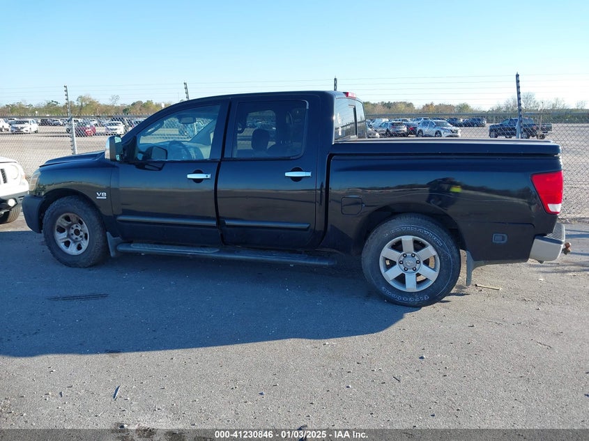 2004 Nissan Titan Le VIN: 1N6AA07A24N551312 Lot: 41230846