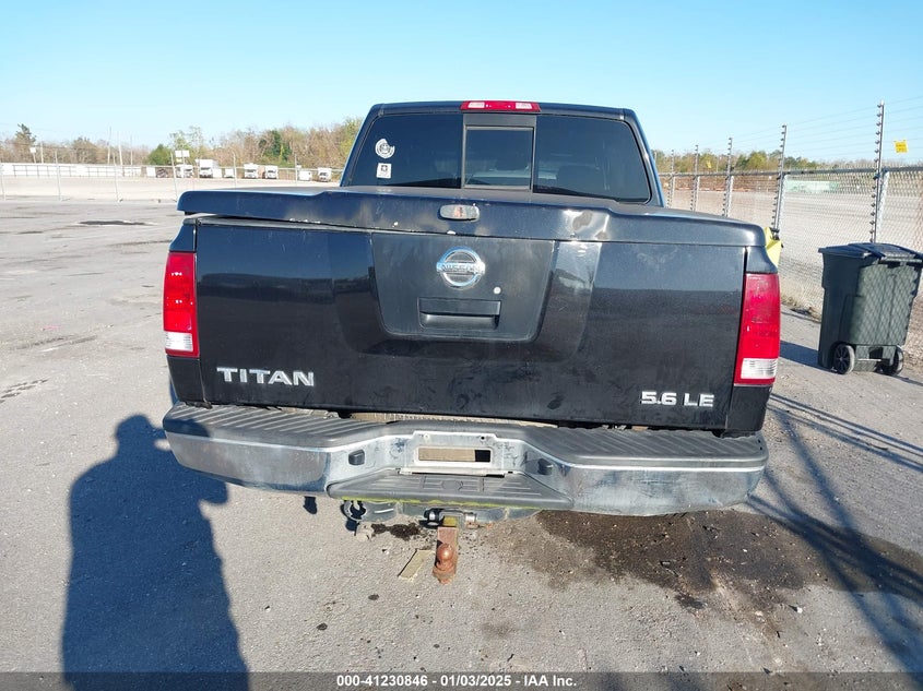 2004 Nissan Titan Le VIN: 1N6AA07A24N551312 Lot: 41230846