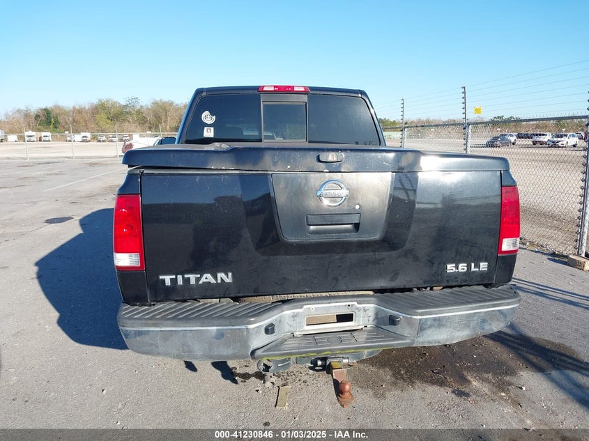 2004 Nissan Titan Le VIN: 1N6AA07A24N551312 Lot: 41230846