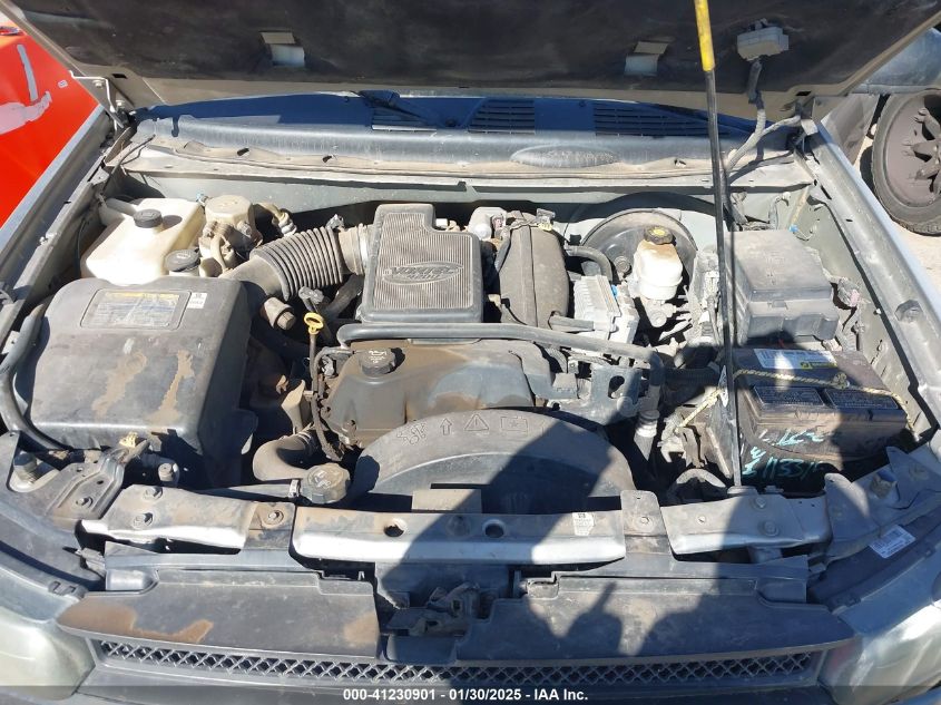 2002 Chevrolet Trailblazer Ls VIN: 1GNDS13S622526565 Lot: 41230901