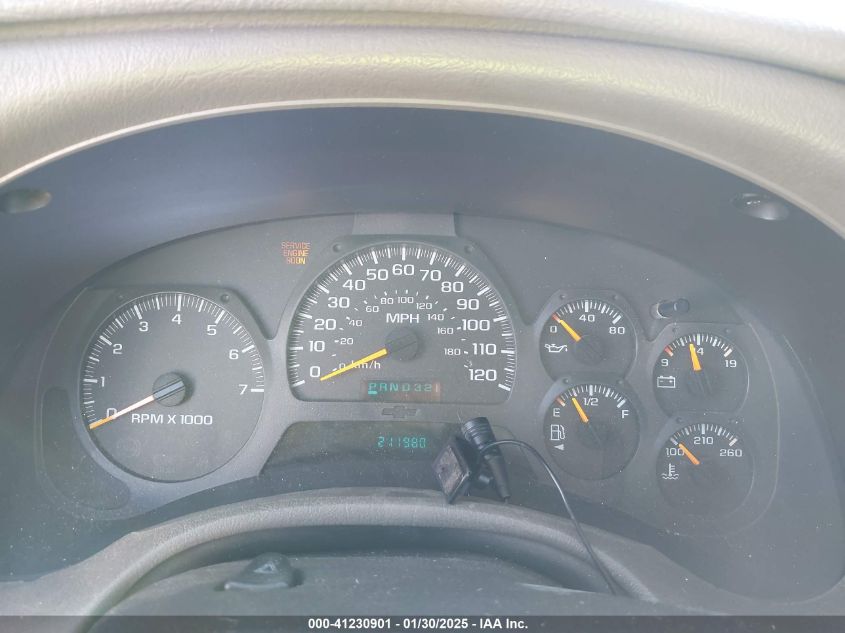 2002 Chevrolet Trailblazer Ls VIN: 1GNDS13S622526565 Lot: 41230901