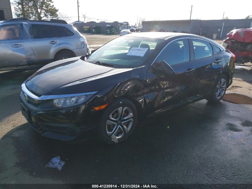 VIN 19XFC2F56GE230837 2016 Honda Civic, LX no.2