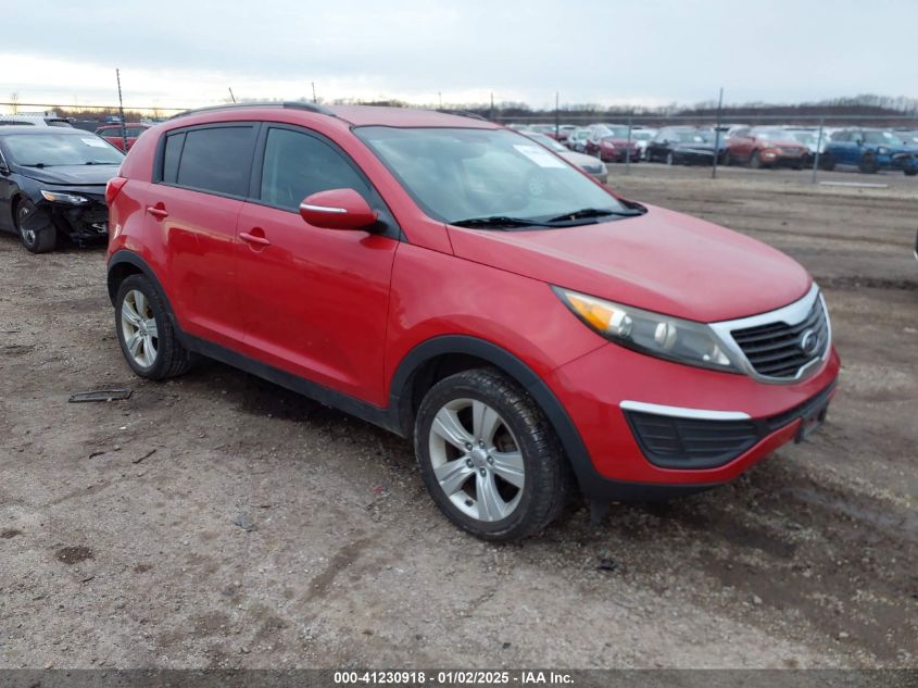 2012 Kia Sportage Lx VIN: KNDPB3A29C7313344 Lot: 41230918