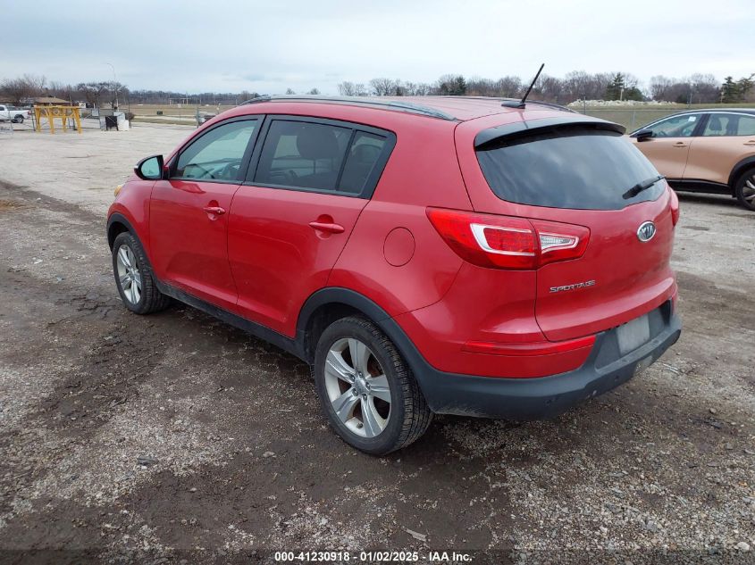 2012 Kia Sportage Lx VIN: KNDPB3A29C7313344 Lot: 41230918