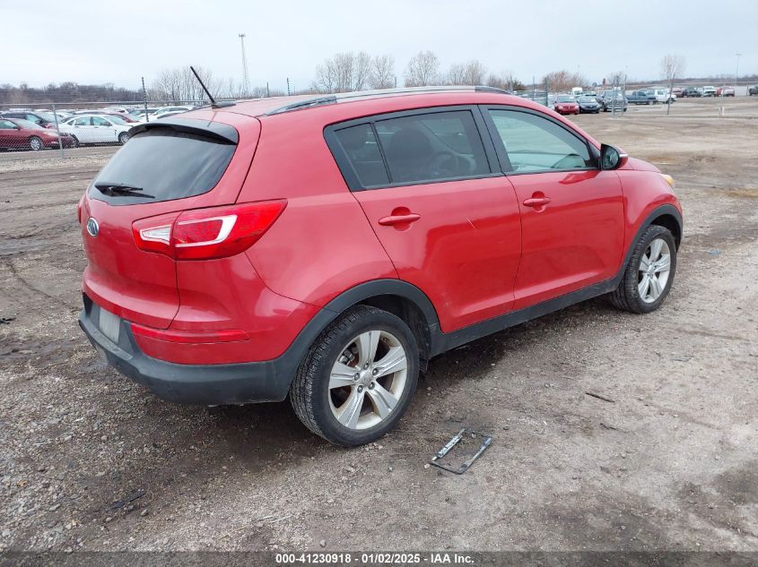 2012 Kia Sportage Lx VIN: KNDPB3A29C7313344 Lot: 41230918