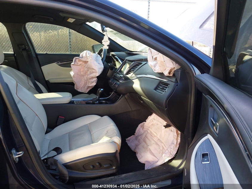 2018 CHEVROLET IMPALA VIN: 2G1125S39J9127607