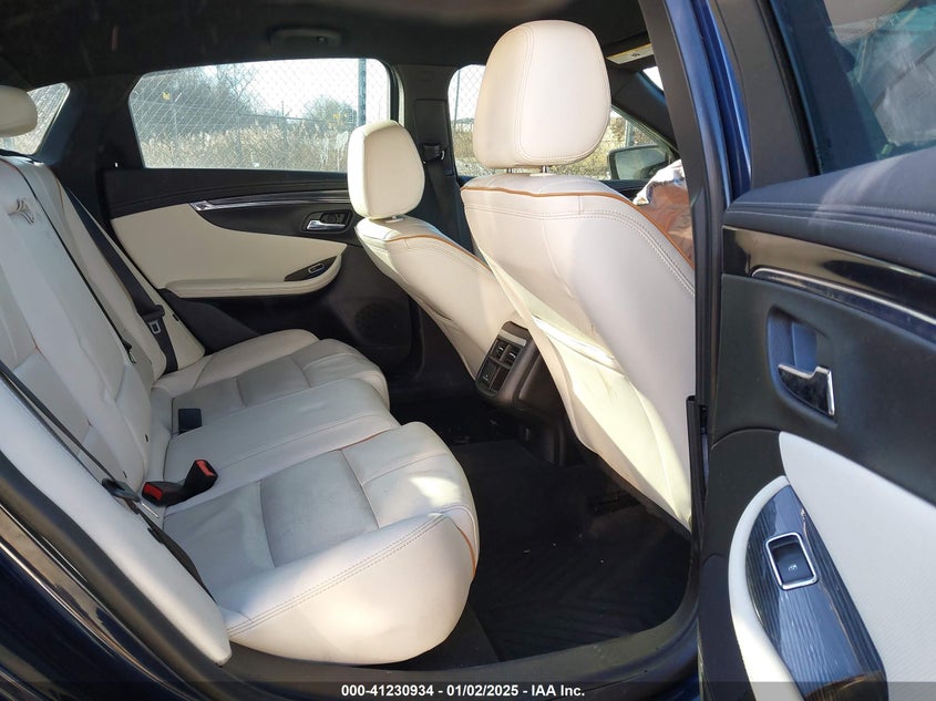 2018 CHEVROLET IMPALA VIN: 2G1125S39J9127607