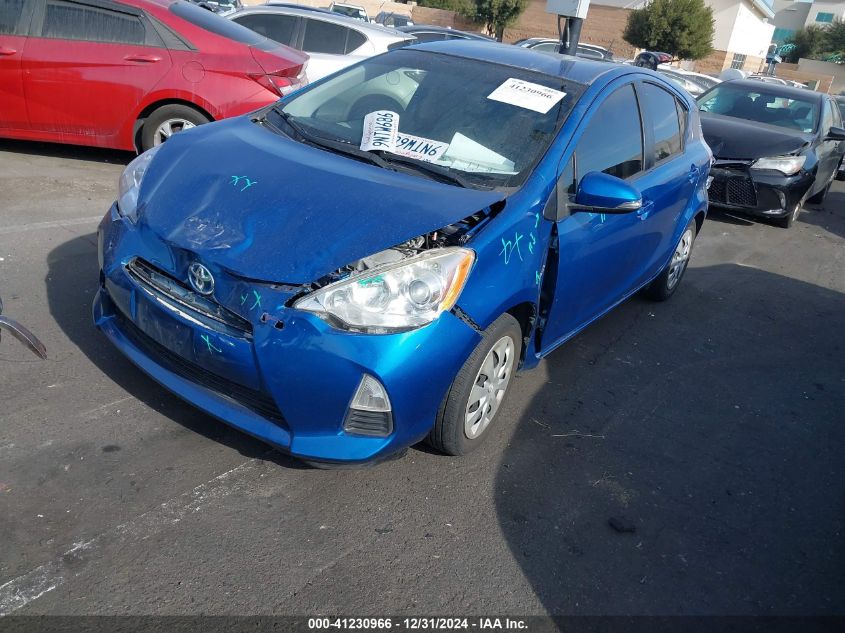 VIN JTDKDTB30E1074980 2014 Toyota Prius, C One no.2