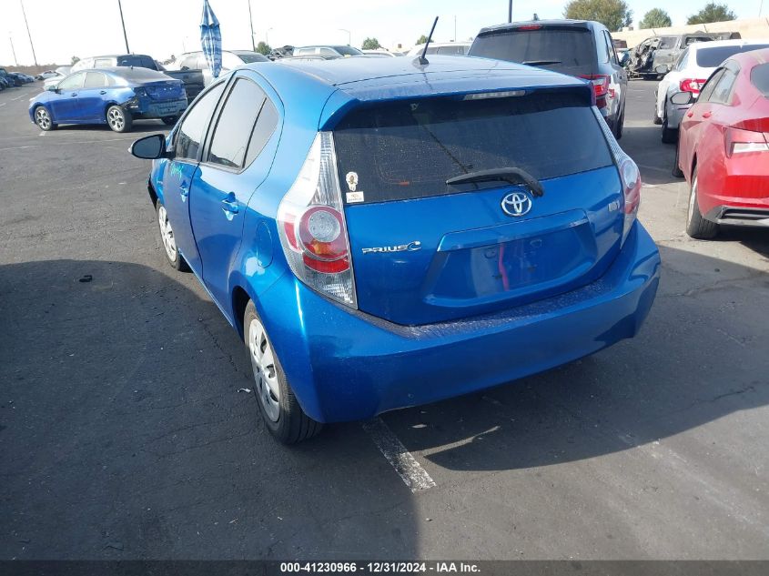 VIN JTDKDTB30E1074980 2014 Toyota Prius, C One no.3