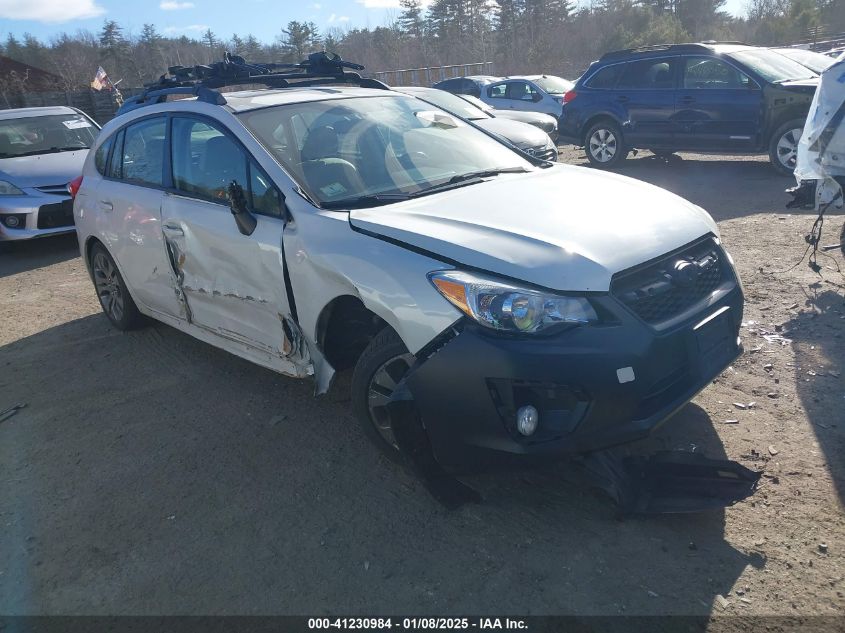 2013 SUBARU IMPREZA 2.0I SPORT LIMITED - JF1GPAS6XD2886765