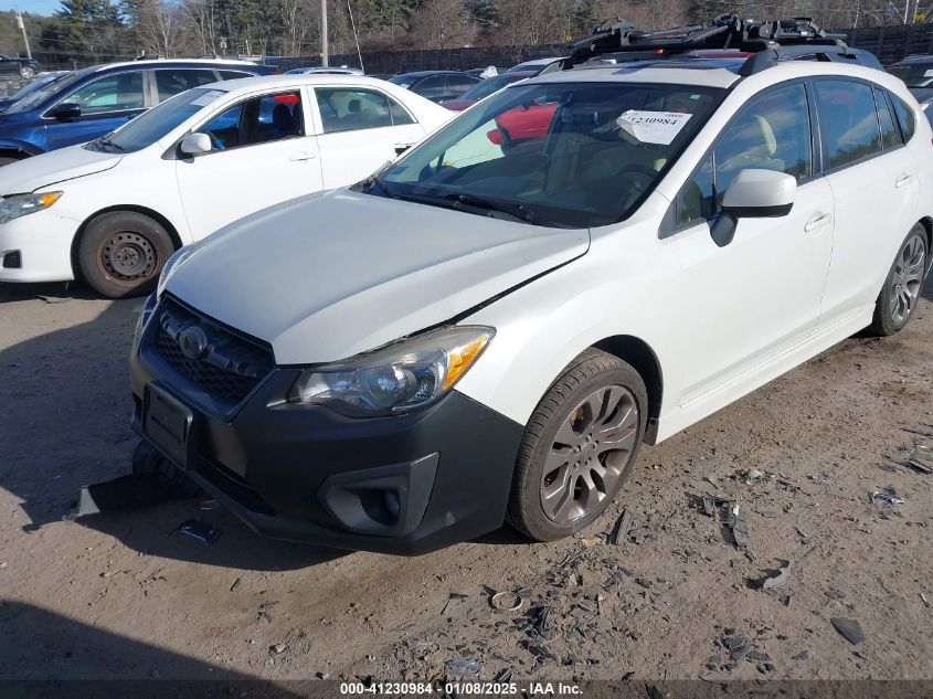 2013 SUBARU IMPREZA 2.0I SPORT LIMITED - JF1GPAS6XD2886765