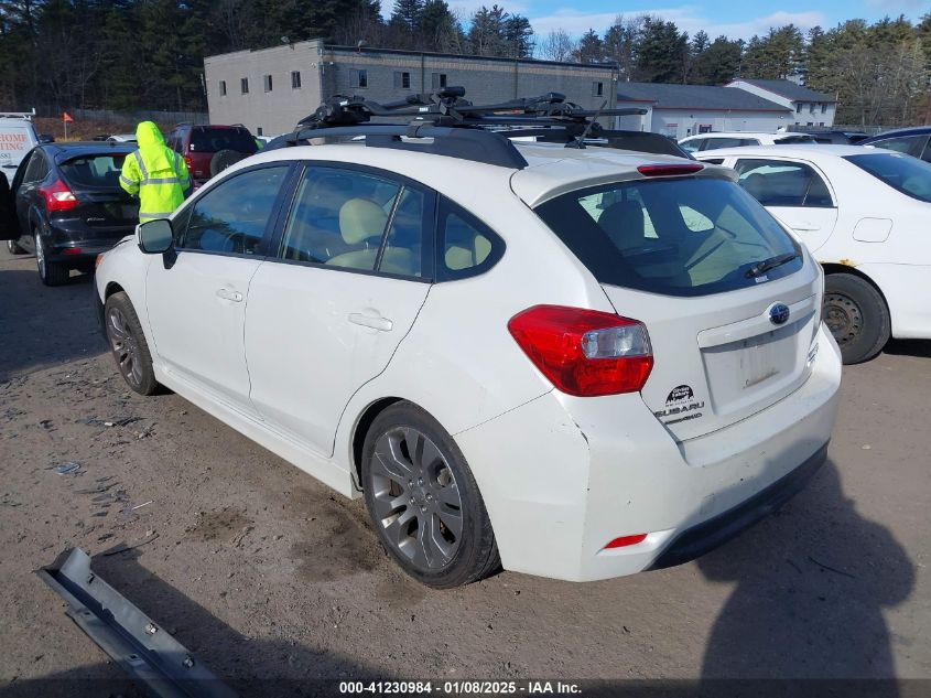 2013 SUBARU IMPREZA 2.0I SPORT LIMITED - JF1GPAS6XD2886765